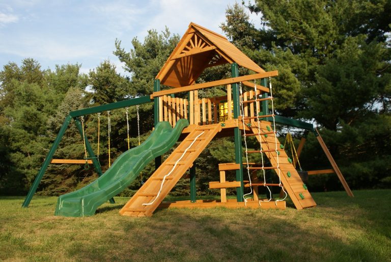 Backyard Swing Sets for Active Play