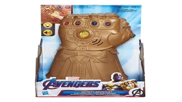 avengers marvel endgame electronic fist gauntlet infinity stone toy kid