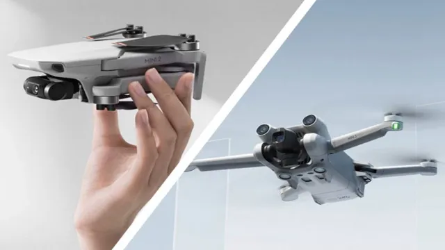 diferencias entre dji mini 2 y mini 3