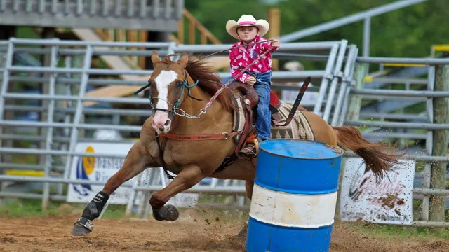 kids barrel racing