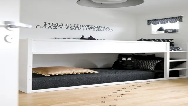 minimalist lifestyle with kids size bed