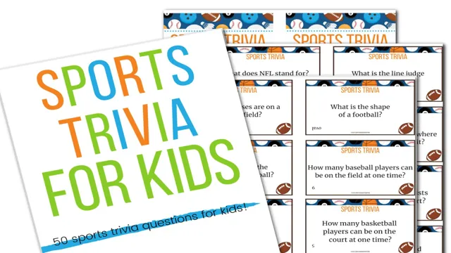 sports trivia questions for kids