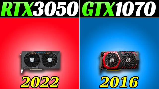 3050 vs 1070