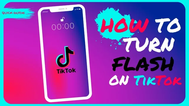 does tiktok have front flash