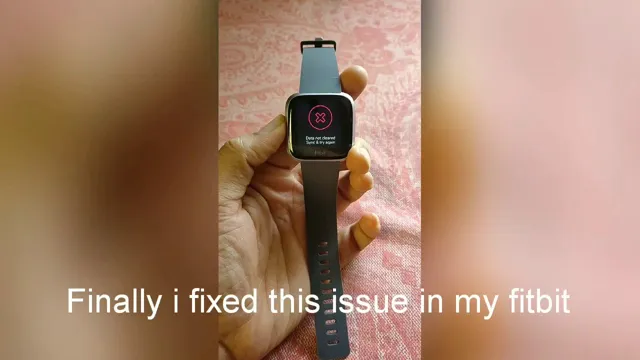 fitbit versa 2 data not cleared sync and try again deutsch