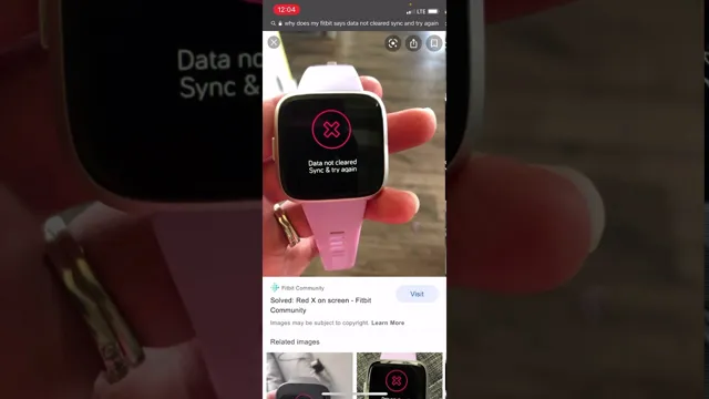 fitbit versa 2 problems syncing
