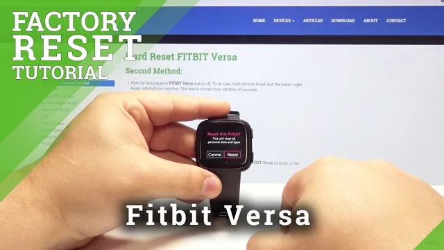 fitbit versa says data not cleared