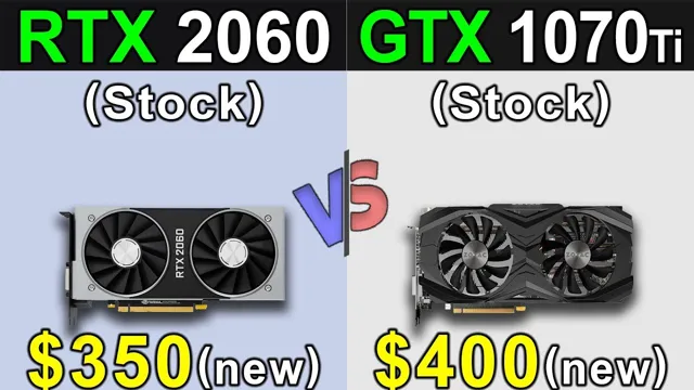 gtx 1070 vs gtx 2060
