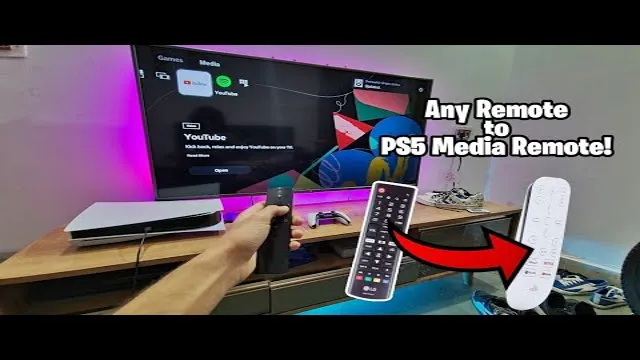 how to connect ps5 media remote to tv