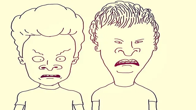 how to draw beavis and butthead