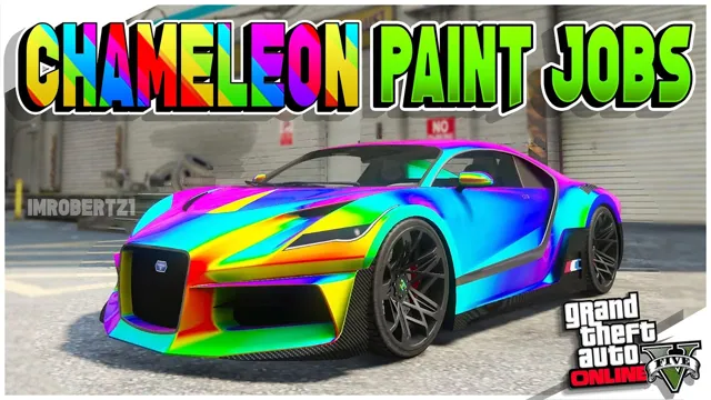 how to get chameleon paint in gta 5 ps4