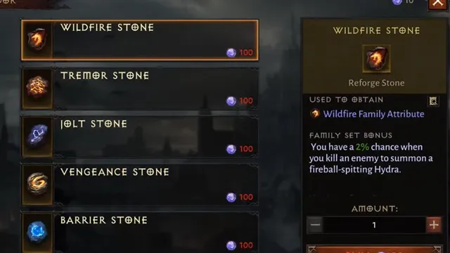 how to get fabled reforge stone