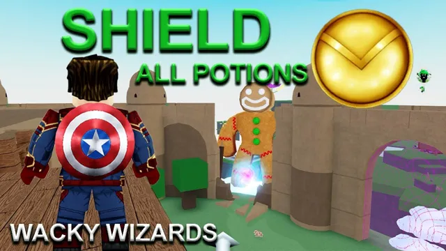 how to get shield in wacky wizards