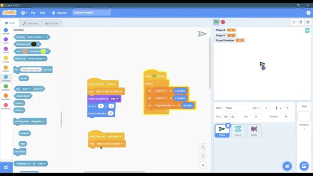 how to make a enemy in scratch