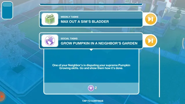 how to max out sims bladder