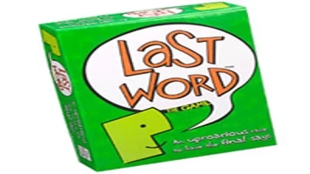 how to play last word