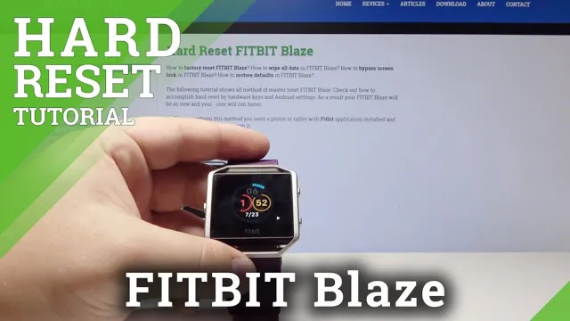 how to reset fitbit blaze time