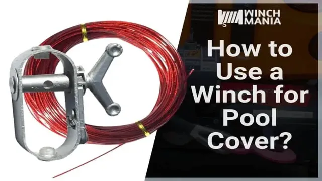 how to use pool cover ratchet