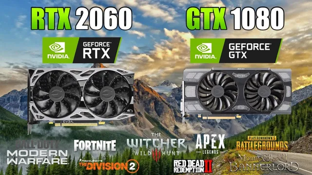 rtx 2060 vs gtx 1080