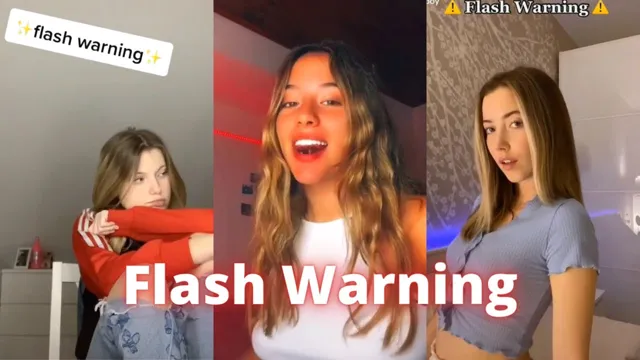 tik tok front flash