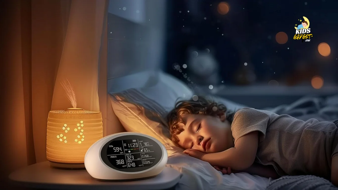 Smart air quality monitor for kids