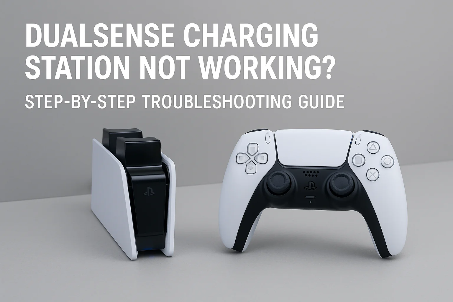 dualsense charging station not working